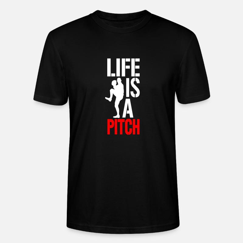 Lanceur de baseball - T-shirt bio CRAFTER Stanley Stella Unisexe - noir