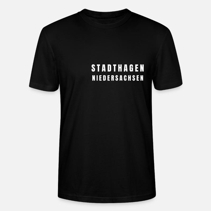 Stadthagen, Basse-Saxe - T-shirt bio CRAFTER Stanley Stella Unisexe - noir