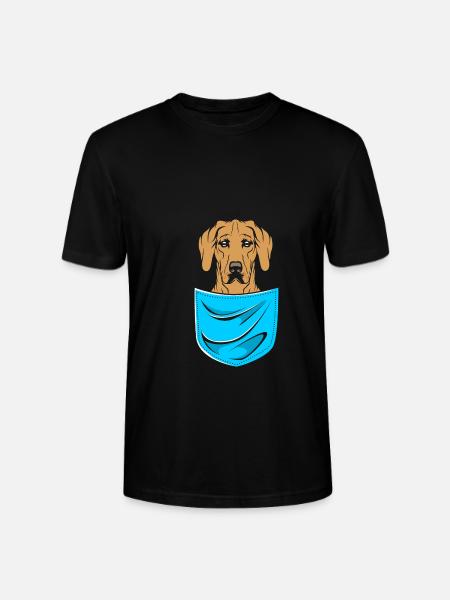Rhodesian Ridgeback - Stanley/Stella CRAFTER Unisex Organic T-Shirt - black