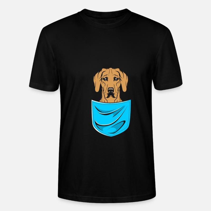 Rhodesian Ridgeback - Stanley/Stella Unisex Bio-T-Shirt CRAFTER - Schwarz