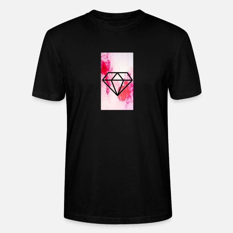 Rosé Diamant - Stanley/Stella Unisex Bio-T-Shirt CRAFTER - Schwarz