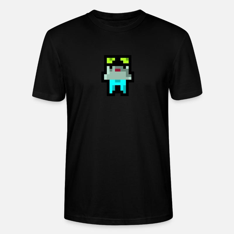 Pixel Küken - Stanley/Stella Unisex Bio-T-Shirt CRAFTER - Schwarz
