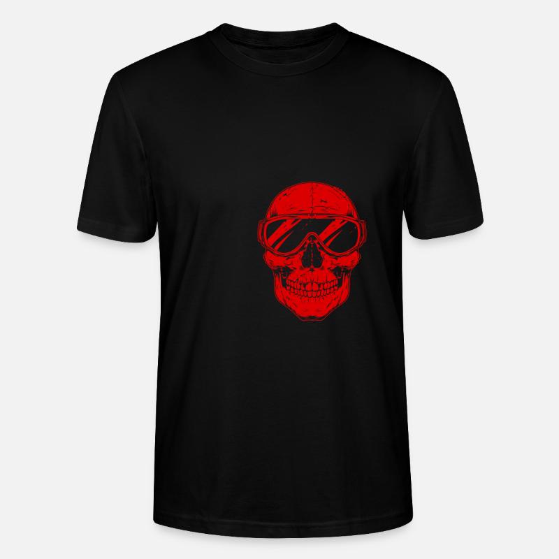 Ski Masque de ski Skull - T-shirt bio CRAFTER Stanley Stella Unisexe - noir