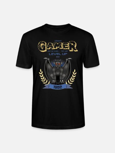 Gamers Don't Get Older - 1982 - Stanley/Stella CRAFTER Unisex Organic T-Shirt - black