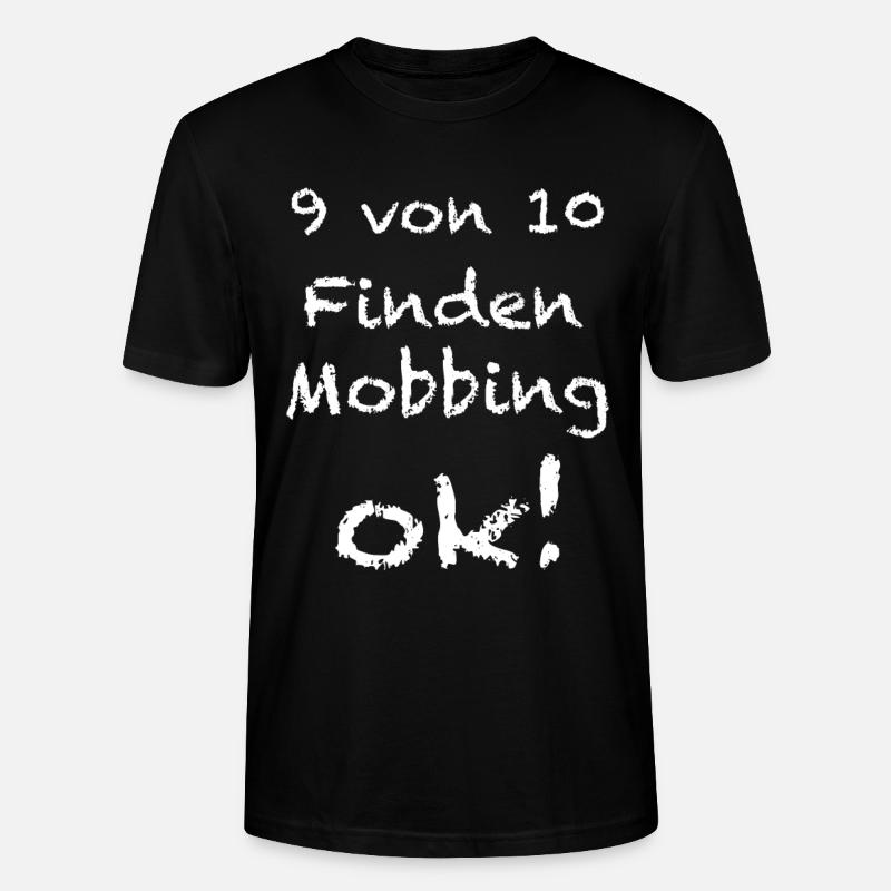 Mobbing - Stanley/Stella Unisex Bio-T-Shirt CRAFTER - Schwarz