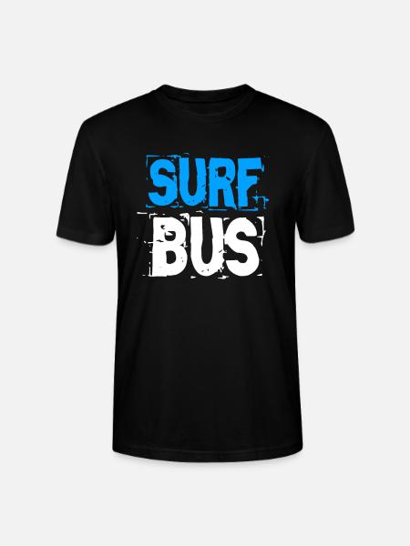 Surf Bus - T-shirt bio CRAFTER Stanley Stella Unisexe - noir