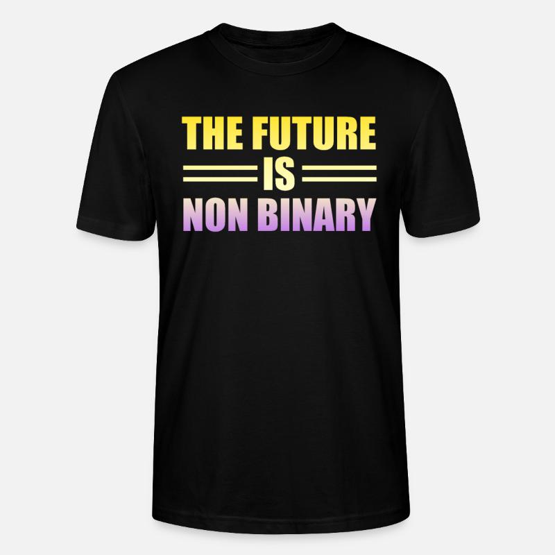 Nonbinary Pride design - Stanley/Stella CRAFTER Unisex Organic T-Shirt - black