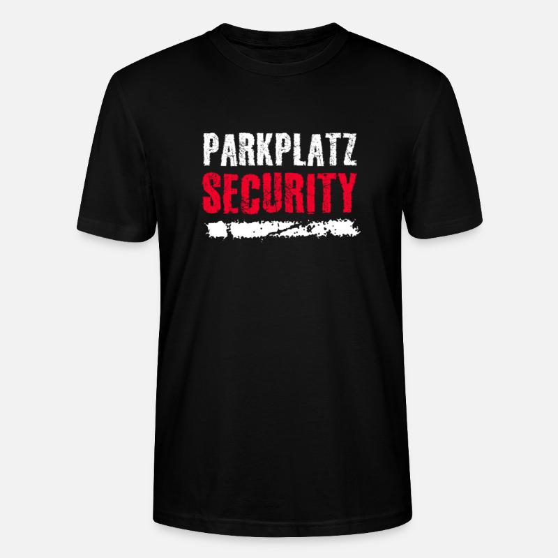 Parkplatz Security - Stanley/Stella Unisex Bio-T-Shirt CRAFTER - Schwarz