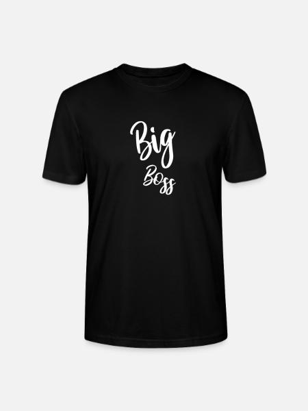 Big Boss CEO Gift - Stanley/Stella CRAFTER Unisex Organic T-Shirt - black