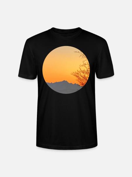 Alps nature - Stanley/Stella CRAFTER Unisex Organic T-Shirt - black