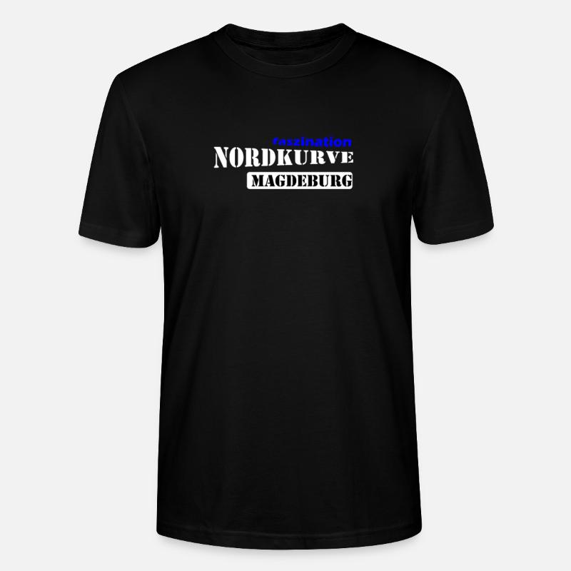 Courbe nord Magdeburg - T-shirt bio CRAFTER Stanley Stella Unisexe - noir