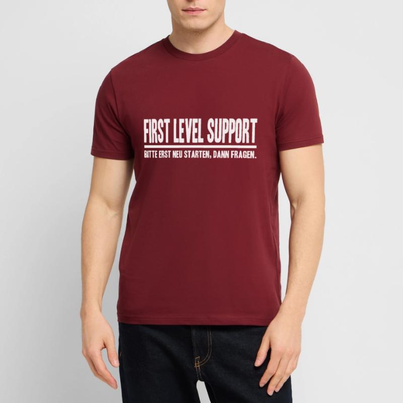 First Level Support Please restart IT IT first Stanley/Stella CRAFTER Unisex Organic T-Shirt