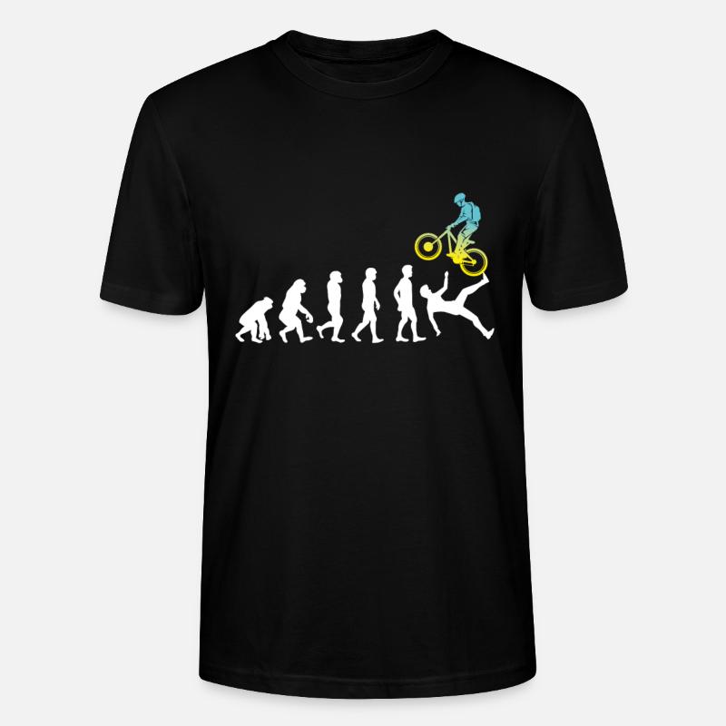 vélo évolution - T-shirt bio CRAFTER Stanley Stella Unisexe - noir