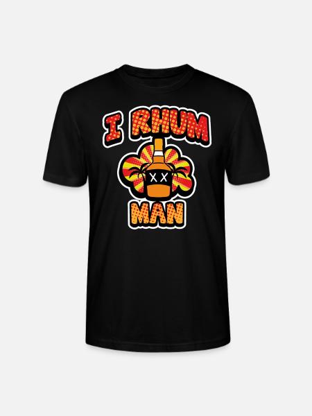 Ich Rum Mann - Stanley/Stella Unisex Bio-T-Shirt CRAFTER - Schwarz