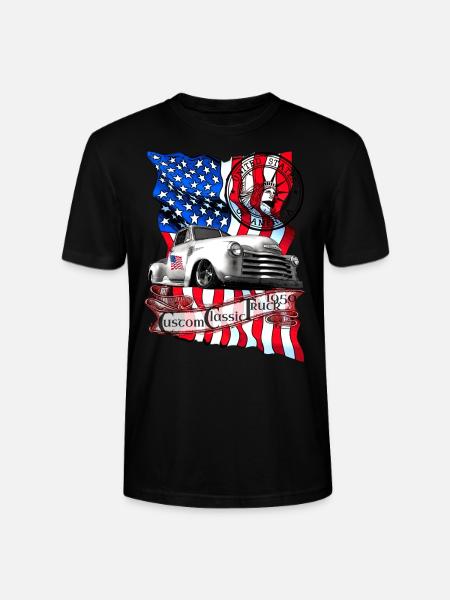 Custom Classic Pickup Truck bygget i 1950 - Stanley Stella CRAFTER unisex økologisk-T-shirt - sort