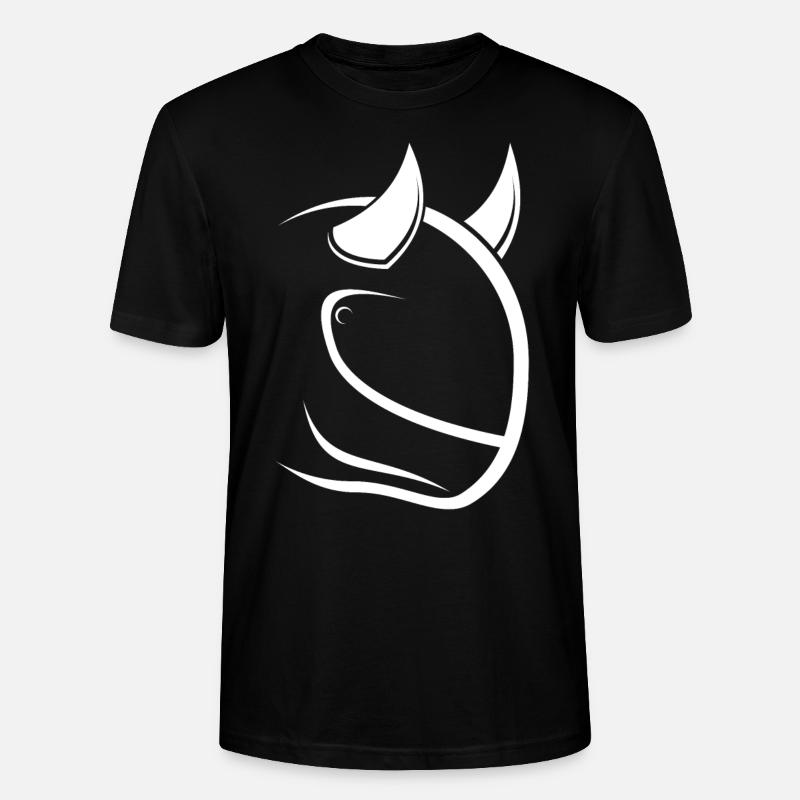 Biker Devil - Stanley/Stella Unisex Bio-T-Shirt CRAFTER - Schwarz