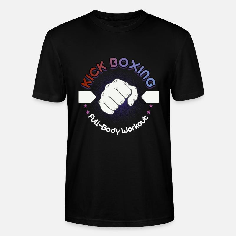 Kickboxen - Stanley/Stella Unisex Bio-T-Shirt CRAFTER - Schwarz