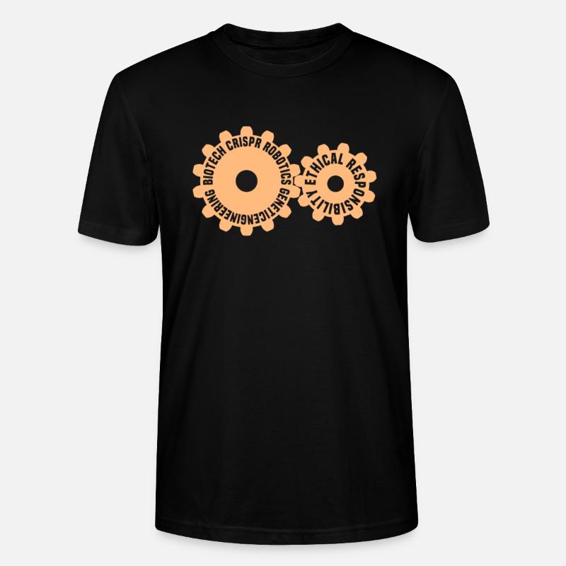 Biotech Engineering - Ethical Responsibility - Stanley/Stella Unisex Bio-T-Shirt CRAFTER - Schwarz