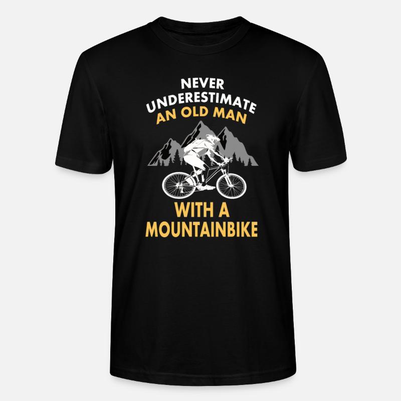 Fahrrad Geschenk - Stanley/Stella Unisex Bio-T-Shirt CRAFTER - Schwarz