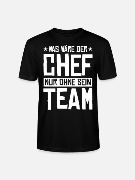 Geschäftsführer Mitarbeiter Team Chef - Stanley/Stella Unisex Bio-T-Shirt CRAFTER - Schwarz