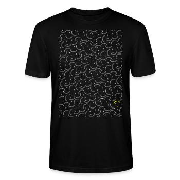 Paragliders unique unique paragliders - Stanley/Stella CRAFTER Unisex Organic T-Shirt - black - Front - Alina (178cm) & Michal (187cm)