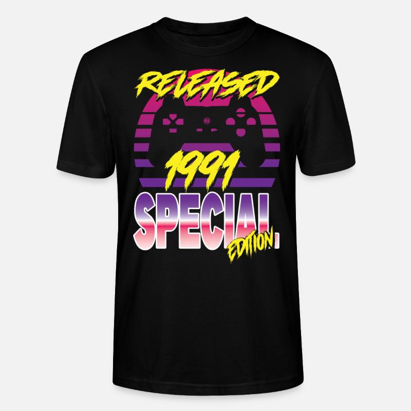 Released 1991 Special Edition - Stanley/Stella Unisex Bio-T-Shirt CRAFTER - Schwarz