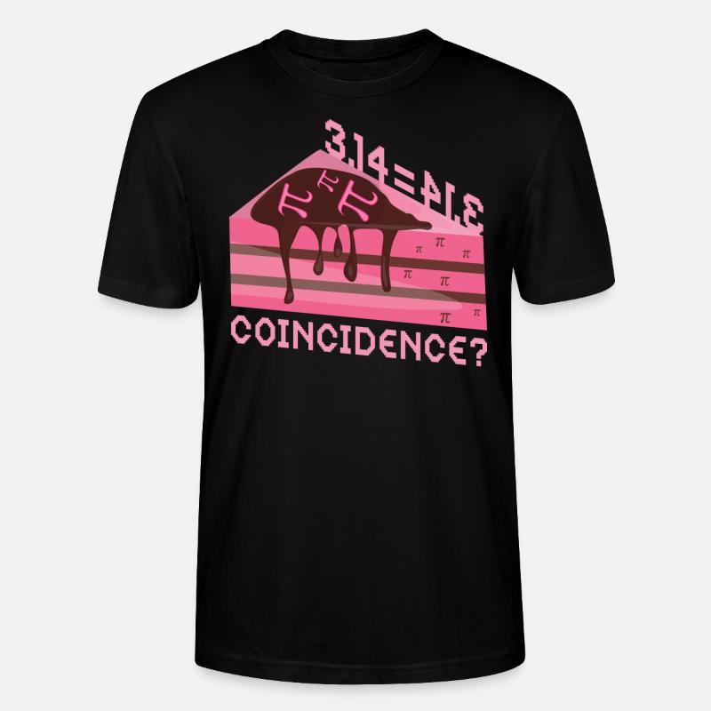Math 3,14 = Pie - Coincidence? Pi - Stanley/Stella Unisex Bio-T-Shirt CRAFTER - Schwarz