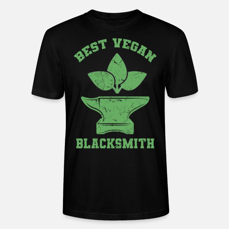 Schmied - Stanley/Stella Unisex Bio-T-Shirt CRAFTER - Schwarz