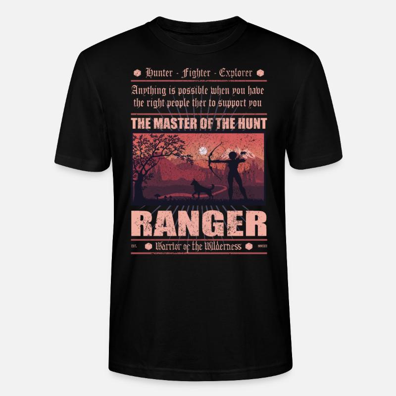 Ranger 2 - Stanley/Stella Unisex Bio-T-Shirt CRAFTER - Schwarz