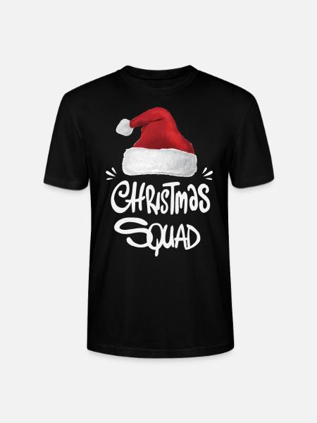 Christmas Squad - Stanley/Stella CRAFTER Unisex Organic T-Shirt - black