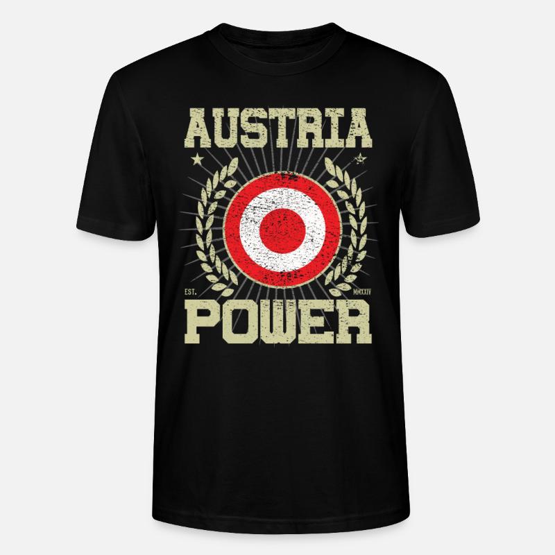 Cool Austria Design - Stanley/Stella CRAFTER Unisex Organic T-Shirt - black