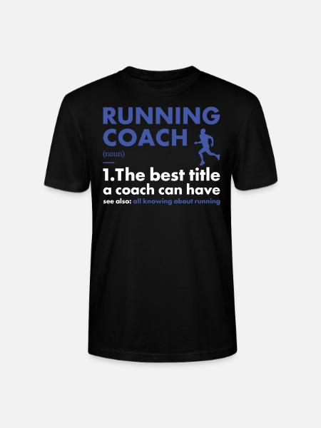 Sport Coach Running - Stanley/Stella CRAFTER Unisex Organic T-Shirt - black