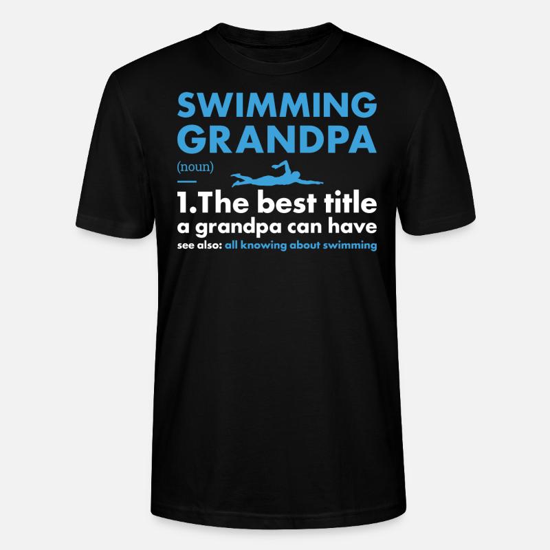 Sport Papi Natation - T-shirt bio CRAFTER Stanley Stella Unisexe - noir