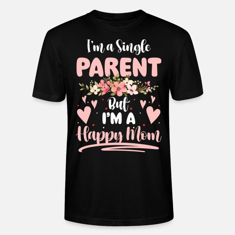 Elternteil Single - Stanley/Stella Unisex Bio-T-Shirt CRAFTER - Schwarz