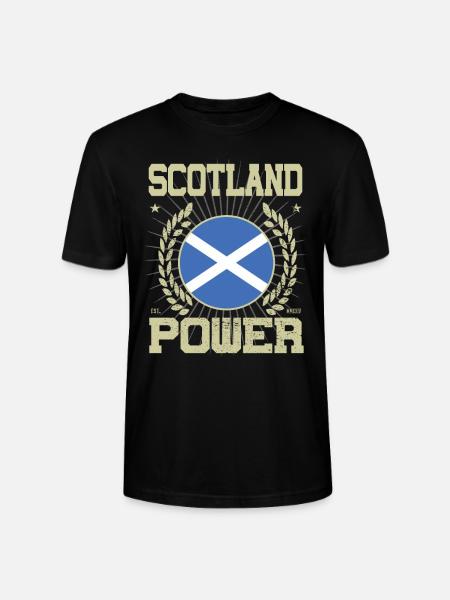 Cooles Schottland Design - Stanley/Stella Unisex Bio-T-Shirt CRAFTER - Schwarz