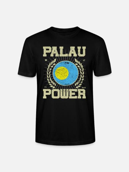 Cool Palau, Design - Stanley/Stella CRAFTER Unisex Organic T-Shirt - black