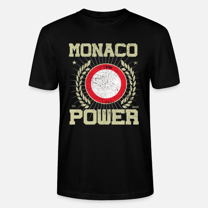 Cooles Monaco, Design - Stanley/Stella Unisex Bio-T-Shirt CRAFTER - Schwarz