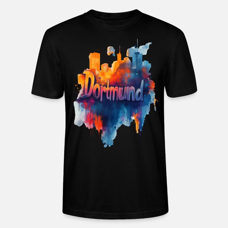 Dortmund - Stanley/Stella Unisex Bio-T-Shirt CRAFTER - Schwarz
