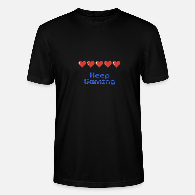 Idée cadeau keep gaming - T-shirt bio CRAFTER Stanley Stella Unisexe - noir