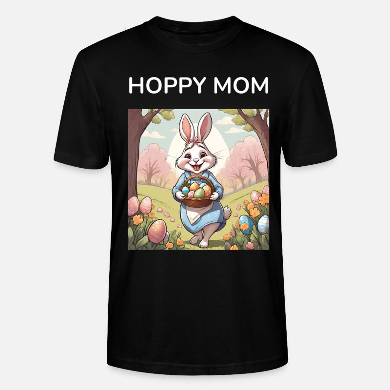 Ostern Mama Mutter Geschenk - Stanley/Stella Unisex Bio-T-Shirt CRAFTER - Schwarz