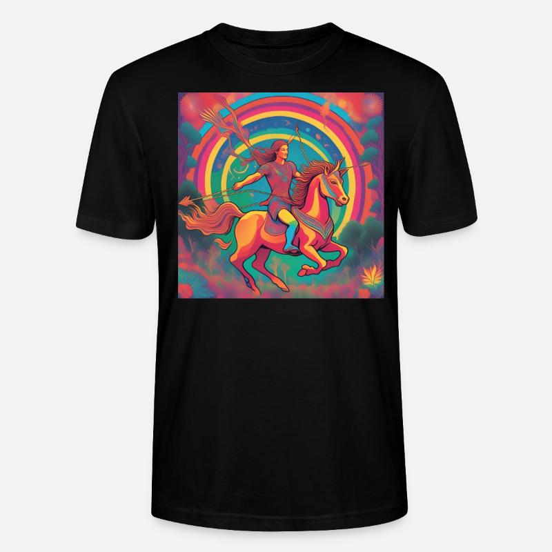 Jungfrau Juni Astro Geschenk - Stanley/Stella Unisex Bio-T-Shirt CRAFTER - Schwarz