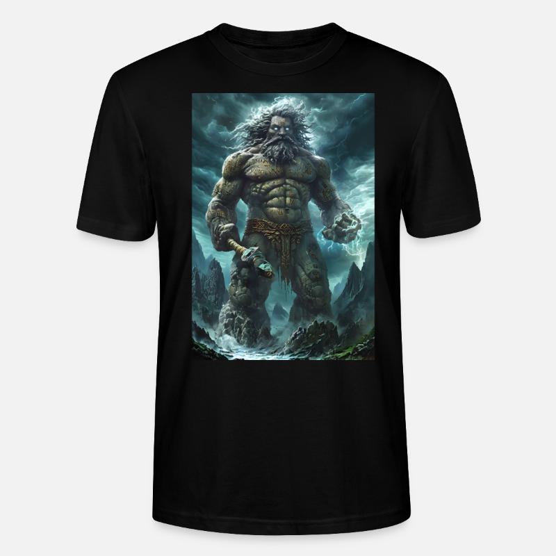 Cadeau géant géant - T-shirt bio CRAFTER Stanley Stella Unisexe - noir