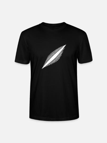 Kosmische Narbe - Stanley/Stella Unisex Bio-T-Shirt CRAFTER - Schwarz