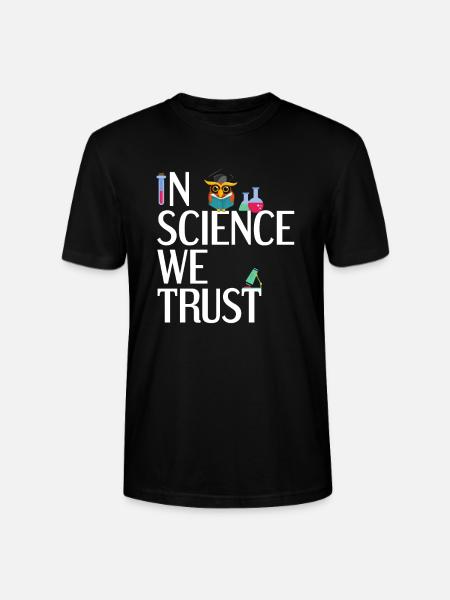 Enseignants Chercheurs Science scientifique - T-shirt bio CRAFTER Stanley Stella Unisexe - noir