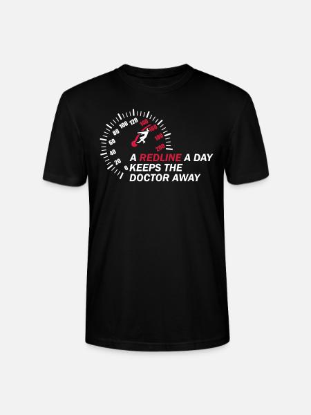 A Redline A Day Car - Stanley/Stella CRAFTER Unisex Organic T-Shirt - black