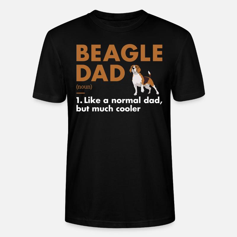 Beagle Dad Définition - T-shirt bio CRAFTER Stanley Stella Unisexe - noir