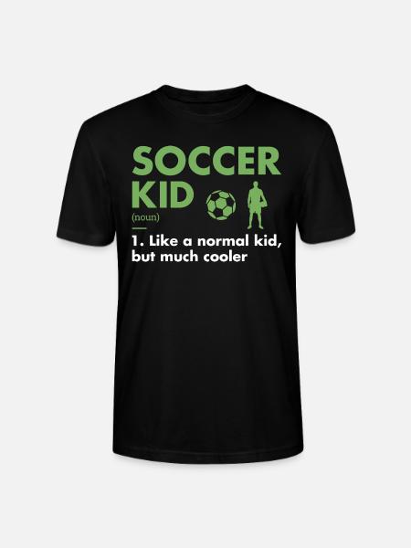 Sport Kid Definition Soccer - Stanley/Stella CRAFTER Unisex Organic T-Shirt - black