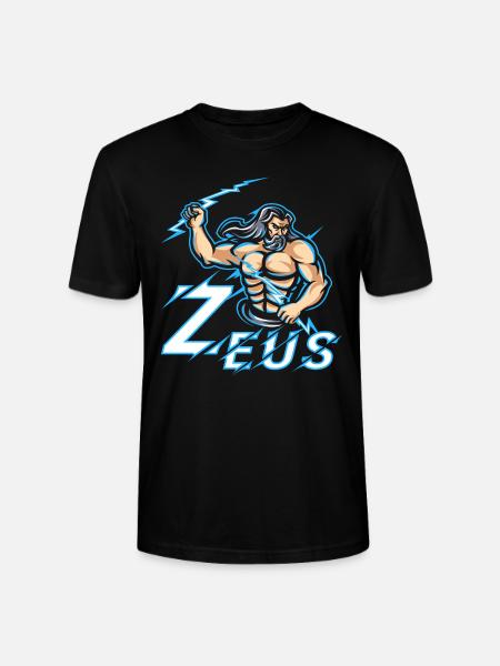 Zeus Mythologie grecque Graphique - T-shirt bio CRAFTER Stanley Stella Unisexe - noir