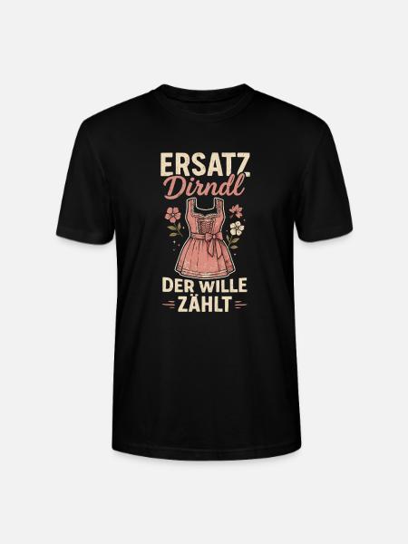 Replacement Dirndl – The Will Counts - Stanley/Stella CRAFTER Unisex Organic T-Shirt - black