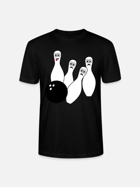 Bowling - Stanley/Stella CRAFTER Unisex Organic T-Shirt - black